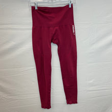 Load image into Gallery viewer, Maroon Gymshark Leggings- Small
