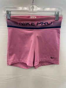 Pink Nike Pro Shorts- Medium