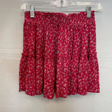 Load image into Gallery viewer, Princess Polly Red W/White Floral Skirt (Set)- Small
