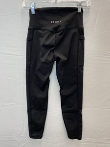 Ethos Black Athletic Leggings- Small