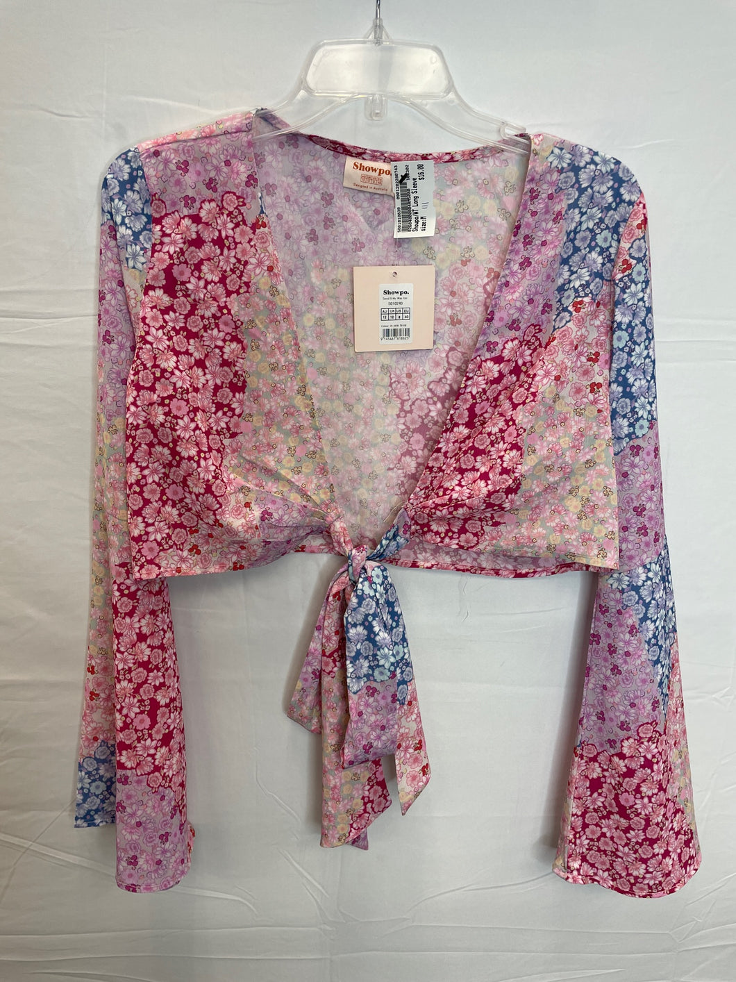 Showpo Floral Long Sleeve NWT- Large/8