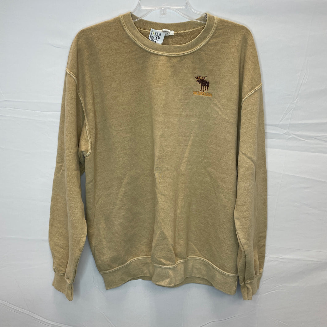 Full Tilt Tan Crewneck- Large