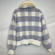 Load image into Gallery viewer, Purple Plaid Wild Fable Zip Up Heavy Jacket- XXL
