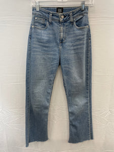 Medium Wash BDG "High Rise Kick Flare Cropped" Jeans- 1/25