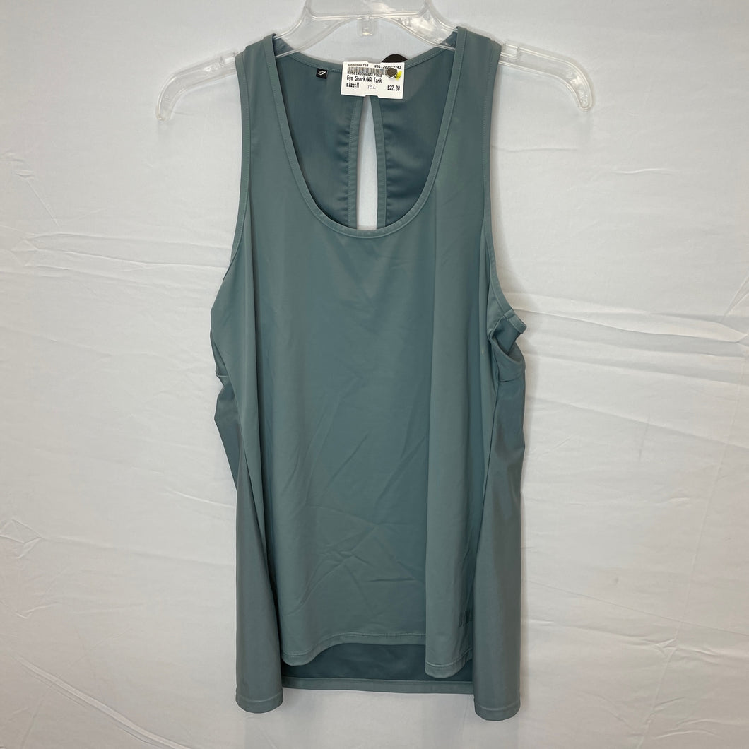 Gymshark Green/Blue Athletic Tank- Medium