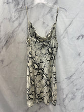 Load image into Gallery viewer, Dance &amp; Marvel Snake Print Silky Dress- Small
