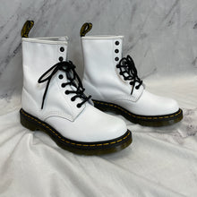 Load image into Gallery viewer, Dr. Marten&#39;s White Combat Boots-W9
