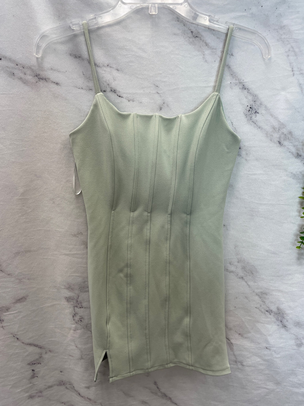 Princess Polly Sage Green Dress - US6