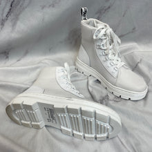 Load image into Gallery viewer, Dr. Marten&#39;s White Combat Boots- 8

