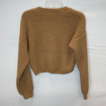 Load image into Gallery viewer, Hollister Brown Cardigan Sweater- Small
