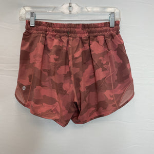 Lululemon Pink Camouflage Athletic Shorts- 6/Medium