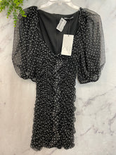 Load image into Gallery viewer, Zara Black/White Polka Dot Dress NWT- Small
