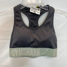 Load image into Gallery viewer, Gray/Mint Gymshark Sports Bra- XS
