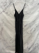 Load image into Gallery viewer, Victoria&#39;s Secret Black Silk Maxi Dress- XSmall
