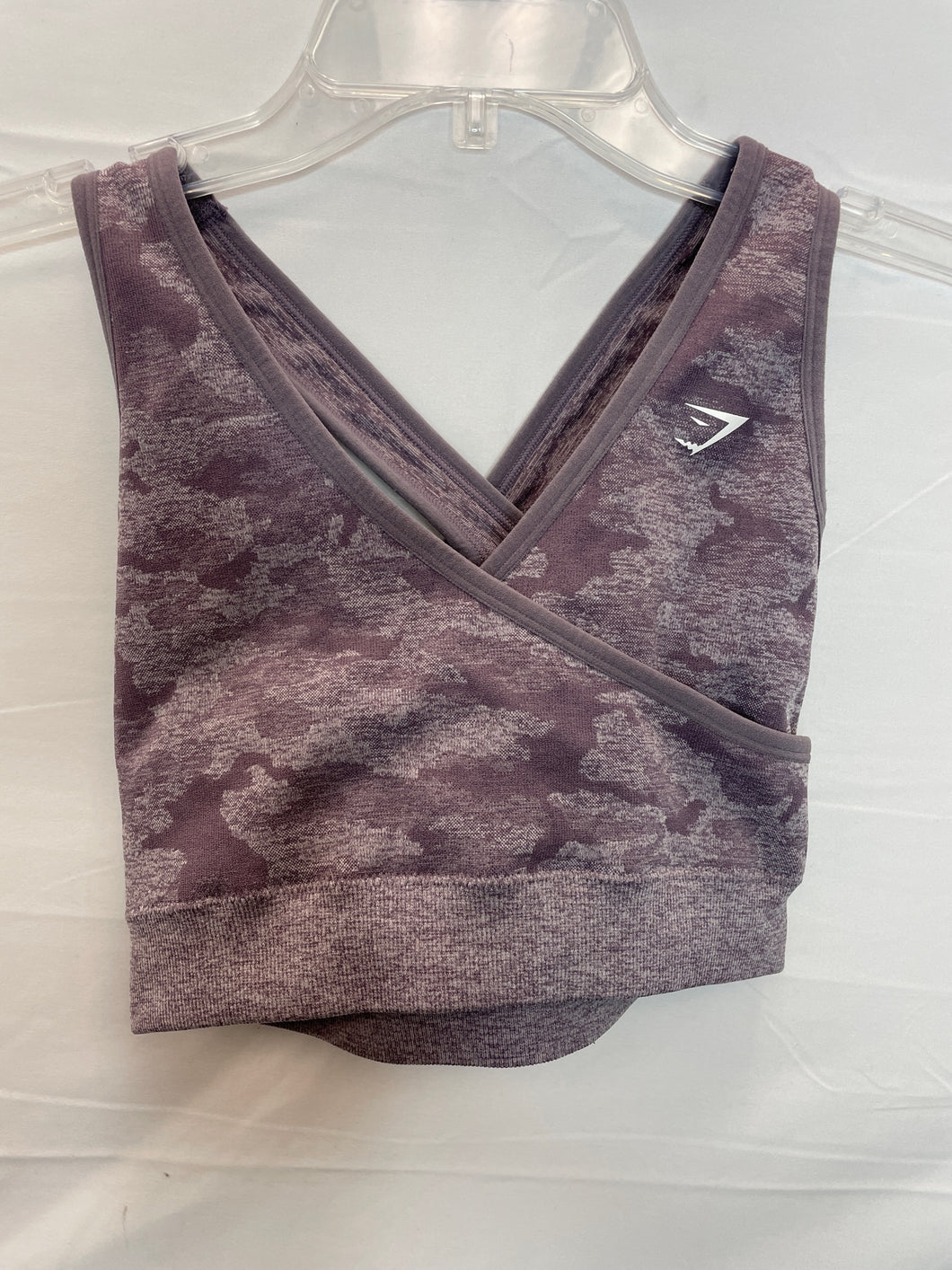 Gymshark Purple Camo Sports Bra (Set)- Medium