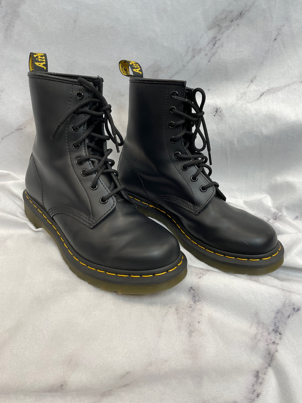 Dr. Marten's Black Combat Boots- W9