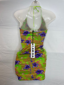 I.AM.GIA Tropical Print Dress NWT- XXS