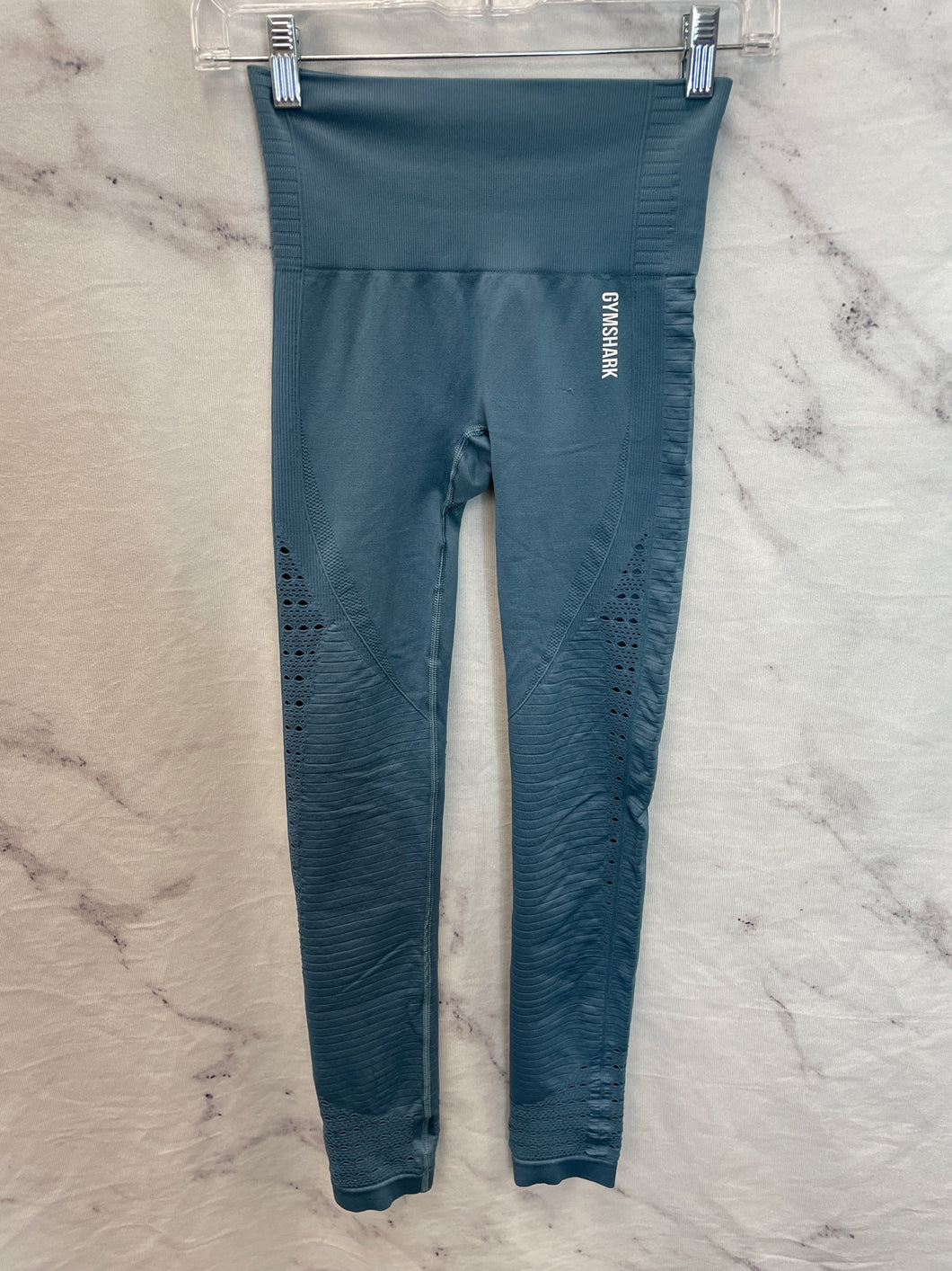 Gymshark Blue Athletic Leggings- Small