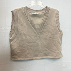 Zara Beige Sweater Vest- Medium