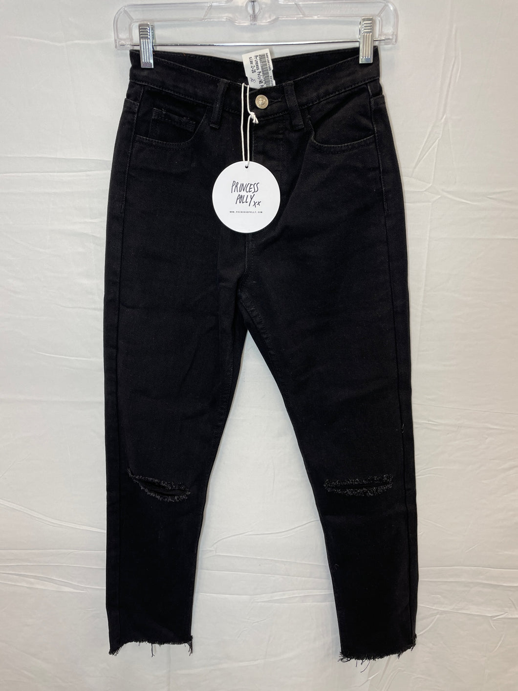 Princess Polly Black Distressed Jeans NWT- 2/26