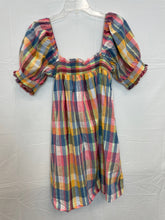 Load image into Gallery viewer, Urban Outfitters Multi-Colored Plaid Babydoll Dress- Large
