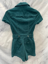 Load image into Gallery viewer, Urban Outfitters Emerald Green Romper- XSmall
