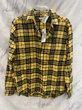 Load image into Gallery viewer, Urban Outfitters Yellow/Black Plaid Flannel NWT- Small
