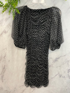 Zara Black/White Polka Dot Dress NWT- Small