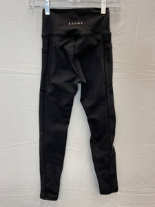 Ethos Black Athletic Leggings- XSmall