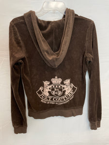 Juicy Couture Brown Zip Up Jacket- Large