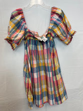 Load image into Gallery viewer, Urban Outfitters Multi-Colored Plaid Babydoll Dress- Large
