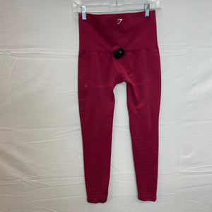 Maroon Gymshark Leggings- Small