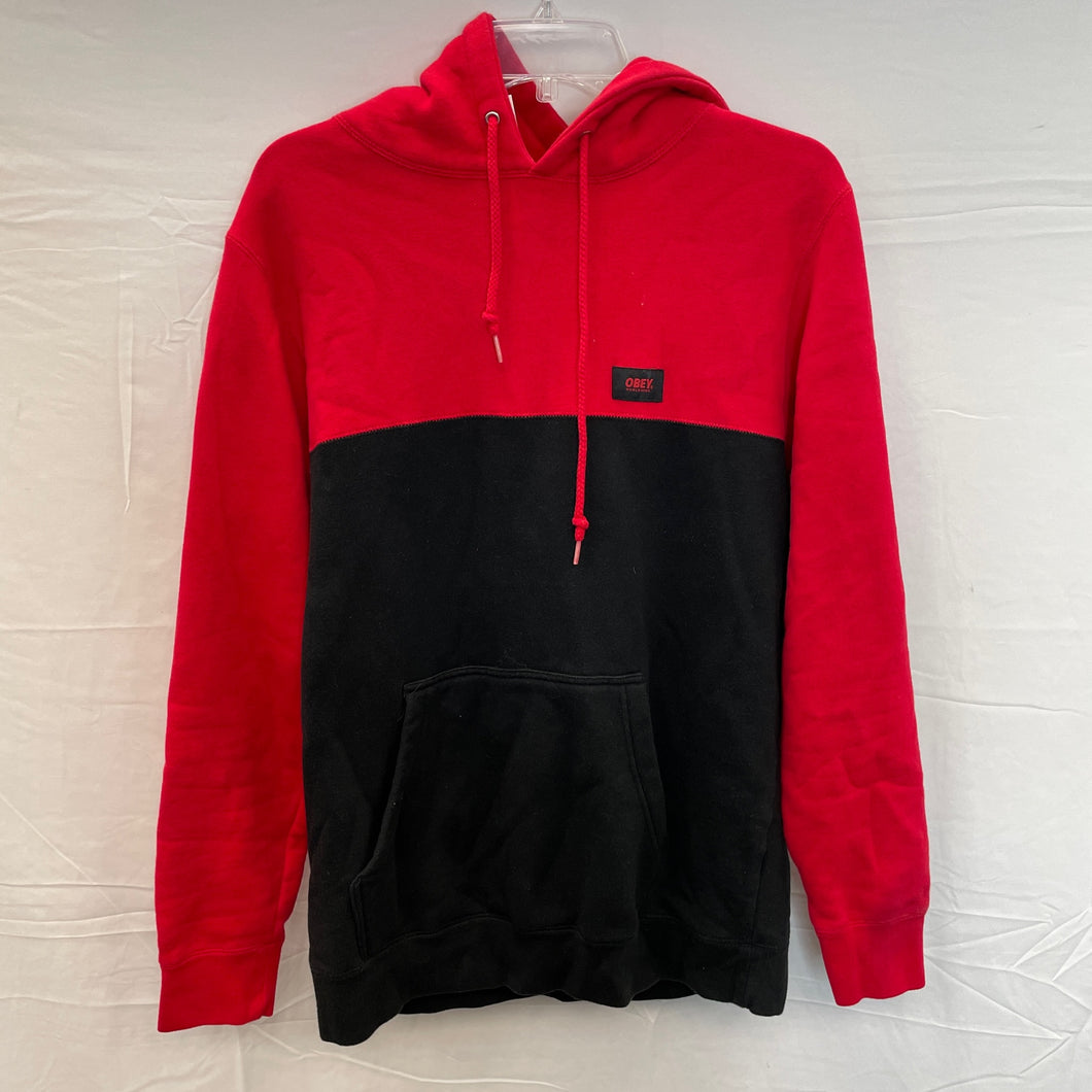Red/Black Obey Sweatshirt- Medium