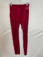 Load image into Gallery viewer, Gymshark Red Athletic Leggings- Small
