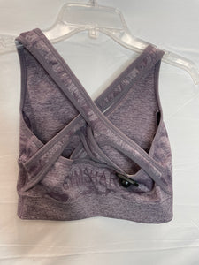 Gymshark Purple Camo Sports Bra (Set)- Medium