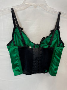 Emerald Corset Top- Small