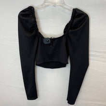 Load image into Gallery viewer, Zara Black Long Sleeve Top- Small
