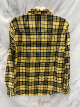 Load image into Gallery viewer, Urban Outfitters Yellow/Black Plaid Flannel NWT- Small
