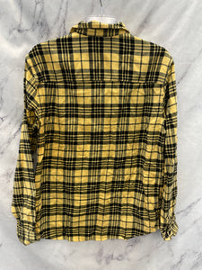 Urban Outfitters Yellow/Black Plaid Flannel NWT- Small