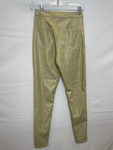 Load image into Gallery viewer, Cream Princess Polly Pleather Pants- 2/XS
