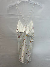 Load image into Gallery viewer, Princess Polly White W/Floral Print Silky Dress NWT- US8
