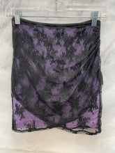 Load image into Gallery viewer, Urban Outfitters Purple/Black Lace Skirt- Small
