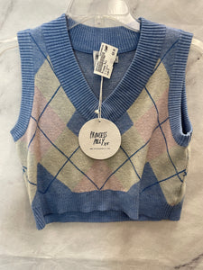 Princess Polly Argyle Sweater Vest NWT- Medium