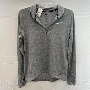 Gray Nike Quarter Zip Long Sleeve- Small