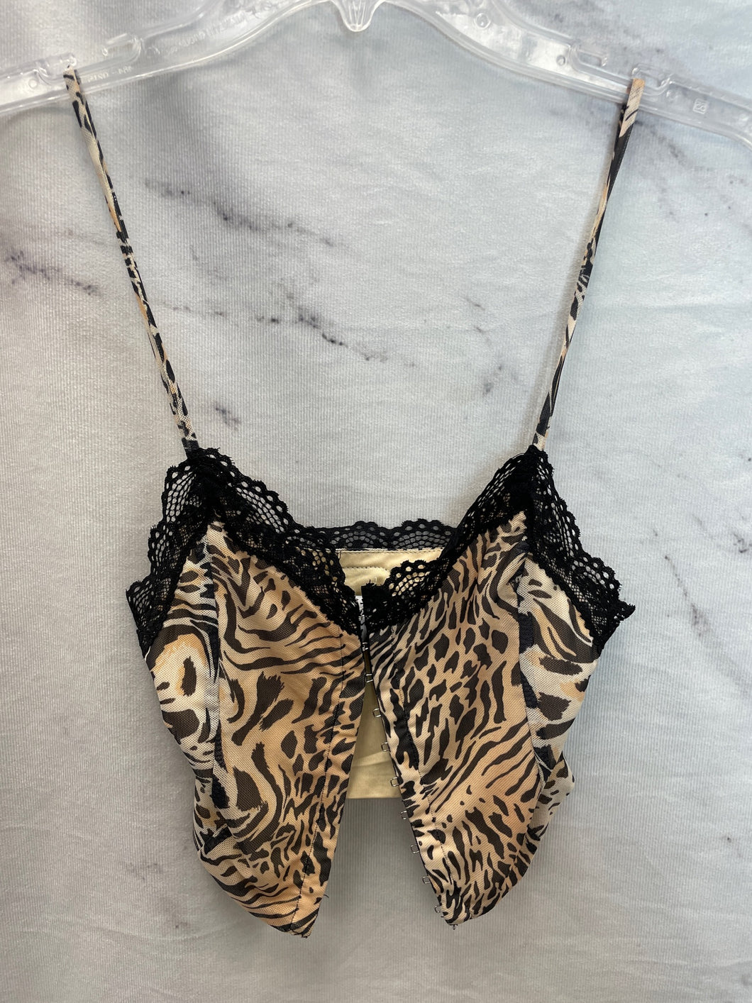 Princess Polly Animal Print Tank W/Clasps- US0