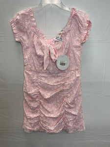 Princess Polly Pink W/Floral Print Dress NWT- US8