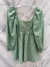 Load image into Gallery viewer, Urban Outfitters Green Plaid Dress- Medium
