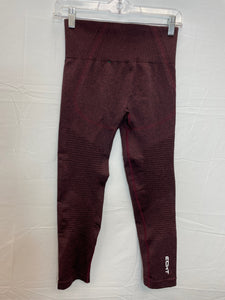 ECHT Dark Red Athletic Leggings-Small