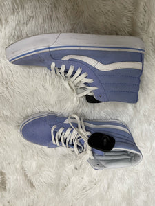 Vans Light Blue High Top Casual Athletic Shoes - 7.5W