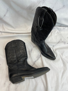 Wrangler Black Cowboy Boots- W6